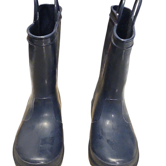 Capelli of New York Black Kids Rain Boots - Picture 2 of 5